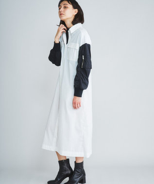チェック タフタ ブルゾン グレースコンチネンタル ダイアグラム タフタギャザーシャツ / GRACE CONTINENTAL | GRACE CONTINENTAL