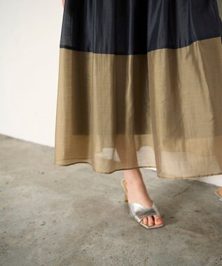 GRACE CONTINENTAL ボレロセットティアードワンピース グレー