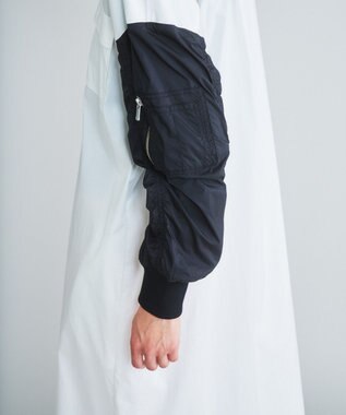 タグ付き　完売品　Diagram タフタコンビシャツワンピース　36 タフタコンビシャツワンピース / GRACE CONTINENTAL | GRACE