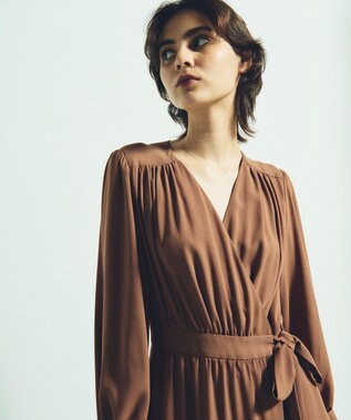 ドレープカシュクールドレス / GRACE CONTINENTAL | GRACE CONTINENTAL 