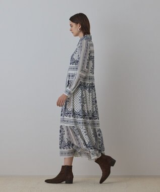 GRACE CONTINENTAL バンダナプリントシャツワンピース キナリ