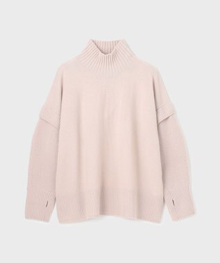 GRACE CONTINENTAL クーマラムニットトップ ベージュ