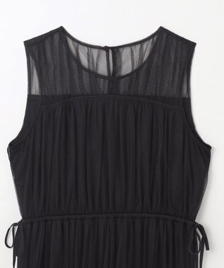 GRACE CONTINENTAL チュールティアードワンピース ブラック