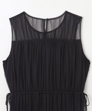 GRACE CONTINENTAL チュールティアードワンピース ブラック