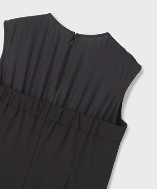 GRACE CONTINENTAL オーガン切替サロペ ブラック