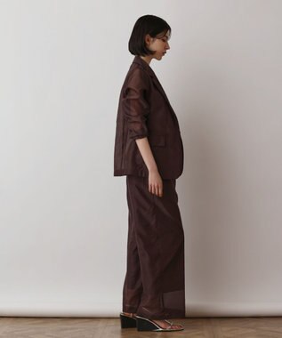 GRACE CONTINENTAL ブライトシアージャケット ブラウン