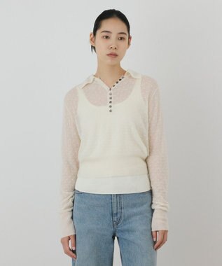 GRACE CONTINENTAL アルパカポロニットトップ