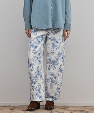 GRACE CONTINENTAL サイド切替バレルパンツ