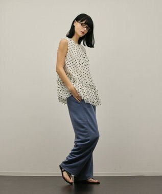 GRACE CONTINENTAL チュールティアードブラウス キナリ