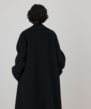 GRACE CONTINENTAL ウールビーバーロングコート ブラック