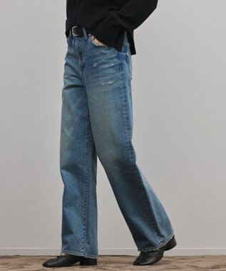 GRACE CONTINENTAL ワイドストレートデニムパンツ