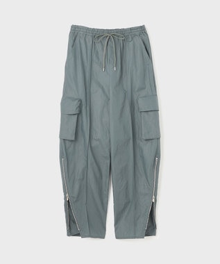 GRACE CONTINENTAL ナイロンジップカーゴパンツ グレー