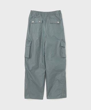 GRACE CONTINENTAL ナイロンジップカーゴパンツ グレー