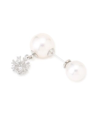 GRACE CONTINENTAL パールビジューピアス シルバー