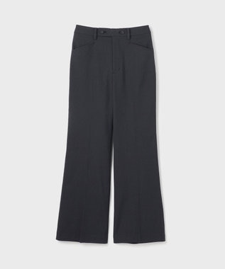 GRACE CONTINENTAL ストレッチフレアパンツ ブラック