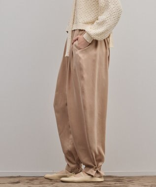 GRACE CONTINENTAL フィブリルバルーンパンツ ベージュ
