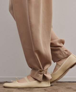 GRACE CONTINENTAL フィブリルバルーンパンツ ベージュ