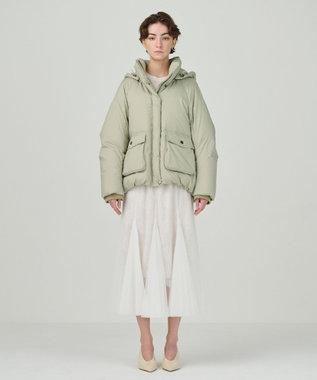 GRACE CONTINENTAL レースレイヤードチュールスカート ホワイト