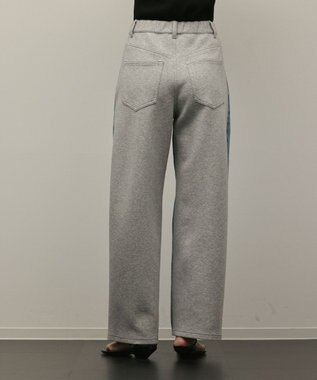 GRACE CONTINENTAL コンビドロストデニムパンツ ブルー