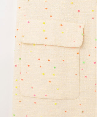 GRACE CONTINENTAL ネオンドットジャガードワンピース キナリ