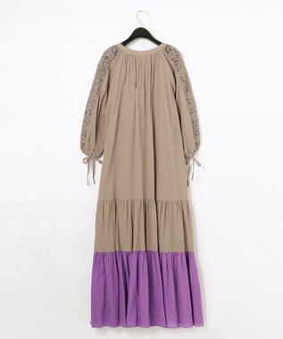 配色ティアードカフタンワンピース / GRACE CONTINENTAL | GRACE  