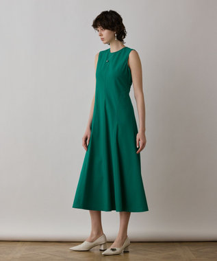 GRACE CONTINENTAL ステッチカットワンピース グリーン