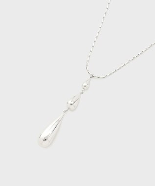 GRACE CONTINENTAL ドロップモチーフネックレス シルバー