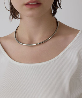 GRACE CONTINENTAL テレコボートネックトップ ホワイト