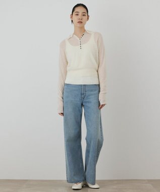 GRACE CONTINENTAL アルパカポロニットトップ キナリ