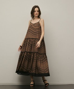 GRACE CONTINENTAL キカプリントキャミワンピース