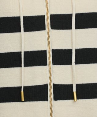 GRACE CONTINENTAL フォルムニットパーカー バイカラー