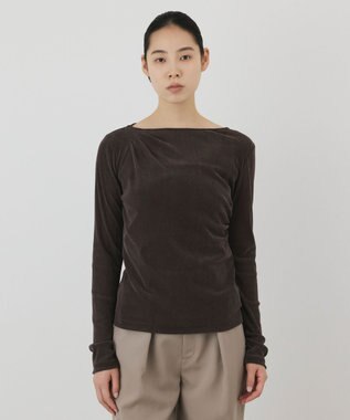 GRACE CONTINENTAL フロッキードレープトップス