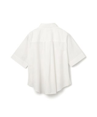 GRACE CONTINENTAL ケミカルフラワードレスシャツ ホワイト