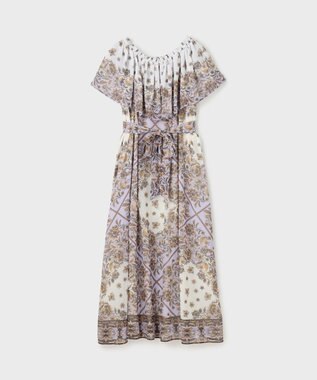 GRACE CONTINENTAL マルチWAYシフォンワンピース ブラウン