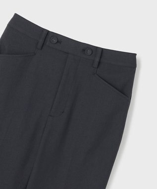 GRACE CONTINENTAL ストレッチフレアパンツ ブラック