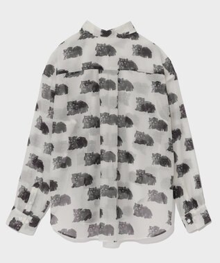 GRACE CONTINENTAL シアーCatブラウス キナリ