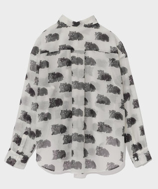 GRACE CONTINENTAL シアーCatブラウス キナリ