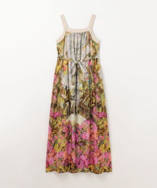 GRACE CONTINENTAL ジャルダンプリントマキシ マルチ