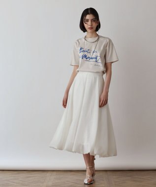 GRACE CONTINENTAL ロゴコラボTシャツ ベージュ