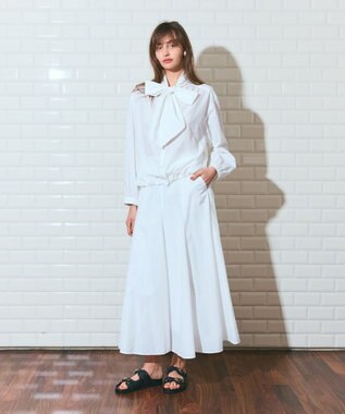 GRACE CONTINENTAL ナイロンボリュームスカート