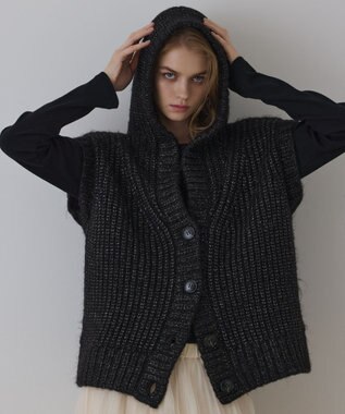 GRACE CONTINENTAL ラメニットベスト