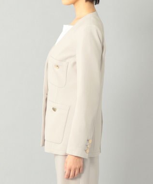 グレース コンチネンタル ノーカラージャケット スーツ セットアップ ノーカラージャケット アウトレット最安価格