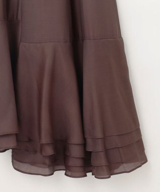 GRACE CONTINENTAL イレギュラーヘムスカート ブラウン