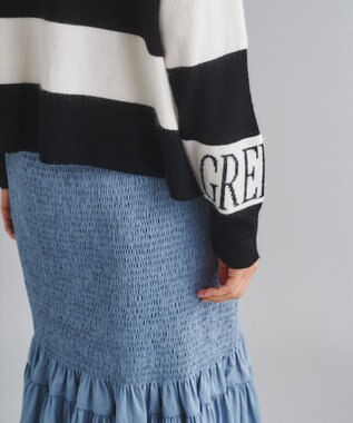 ワイドボーダーニットトップ / GRACE CONTINENTAL | GRACE ワイドボーダーニットトップ / GRACE CONTINENTAL | GRACE