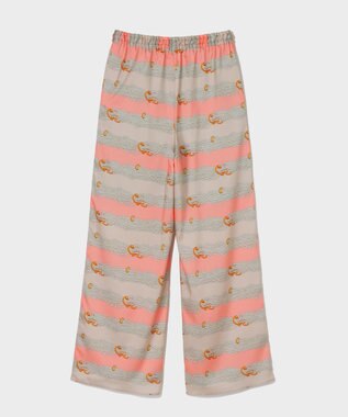 GRACE CONTINENTAL ロープボーダーパンツ ピンク