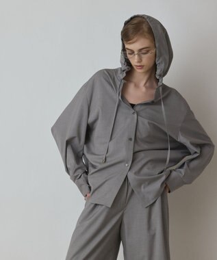 GRACE CONTINENTAL ドルマンフ－ディシャツ グレー