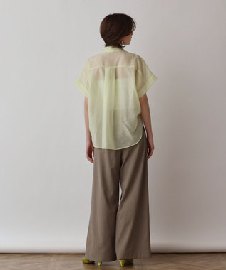 GRACE CONTINENTAL ドルマンシアーシャツ イエロー