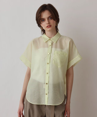 GRACE CONTINENTAL ドルマンシアーシャツ イエロー