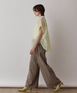 GRACE CONTINENTAL ドルマンシアーシャツ イエロー