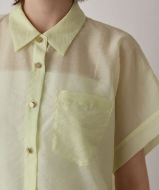 GRACE CONTINENTAL ドルマンシアーシャツ イエロー